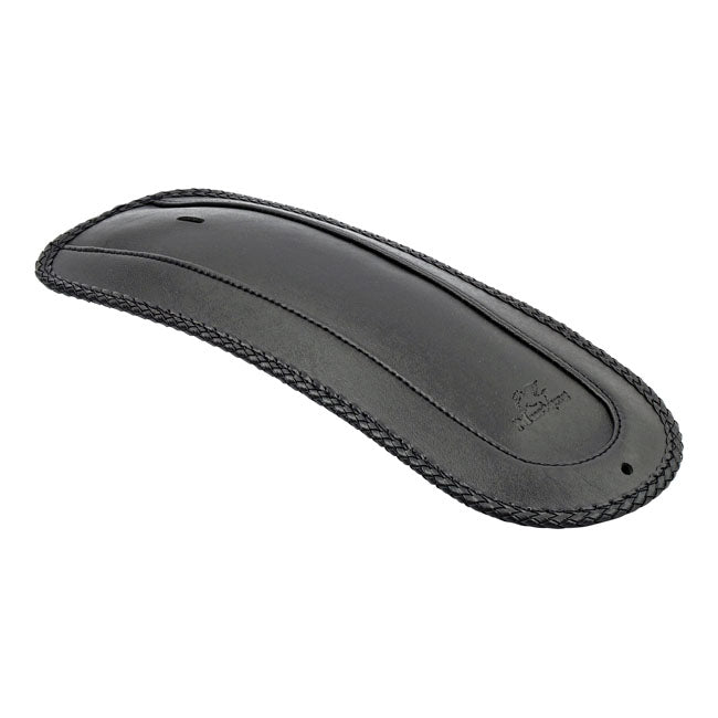 Mustang, rear fender bib Plain with braided edges