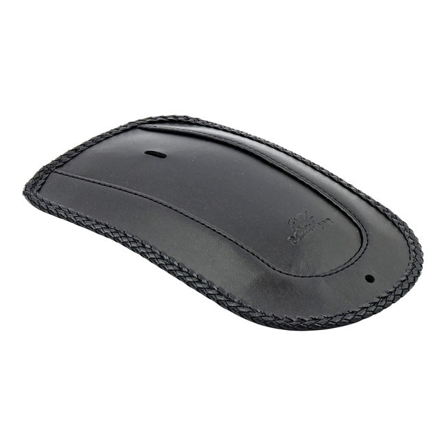 Mustang, rear fender bib Plain with braided edges