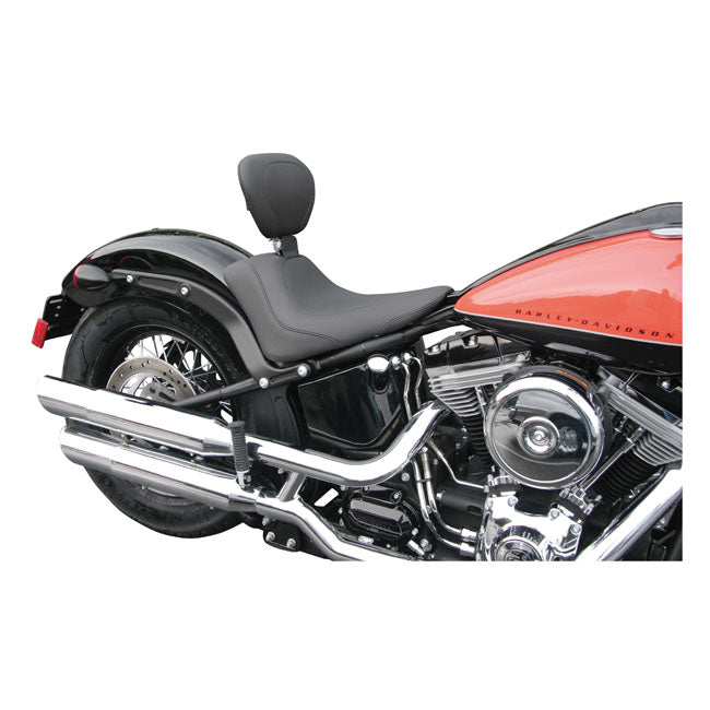 Mustang, Wide Tripper solo seat. With rider backrest