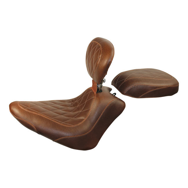 Mustang, Wide Tripper solo seat With rider backrest