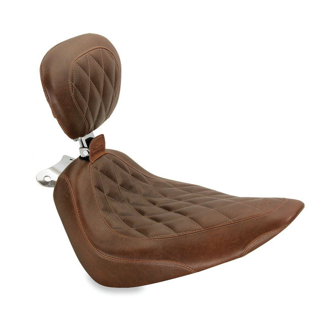 Mustang, Wide Tripper solo seat With rider backrest