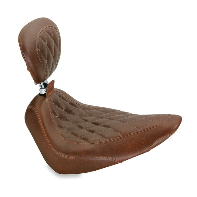 Mustang, Wide Tripper solo seat wiith rider backrest