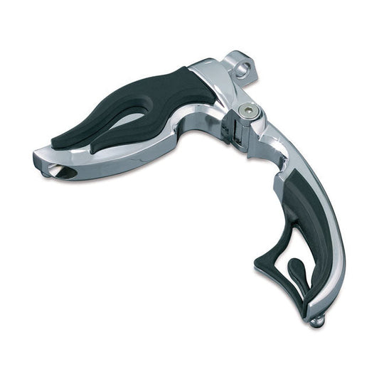 Kuryakyn, Flamin'' switchblade foot pegs. Chrome