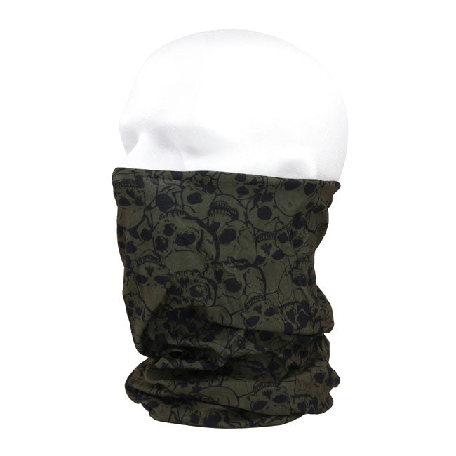Coolmax tunnel green with skull