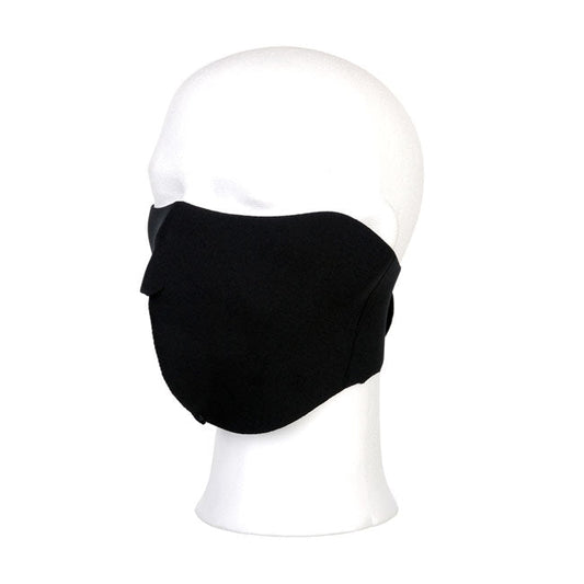 Half face biker face mask black