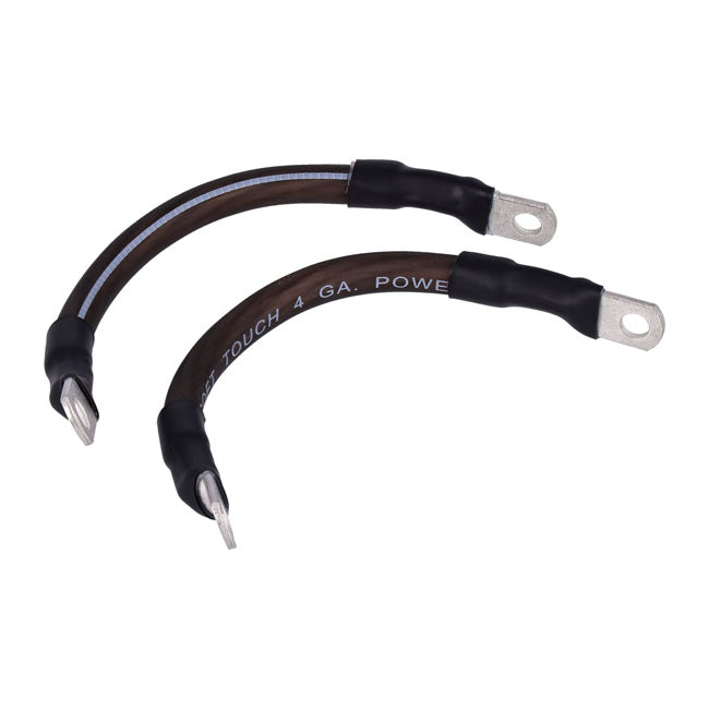 NAMZ, battery cable set. Black. 6 inch (15cm)