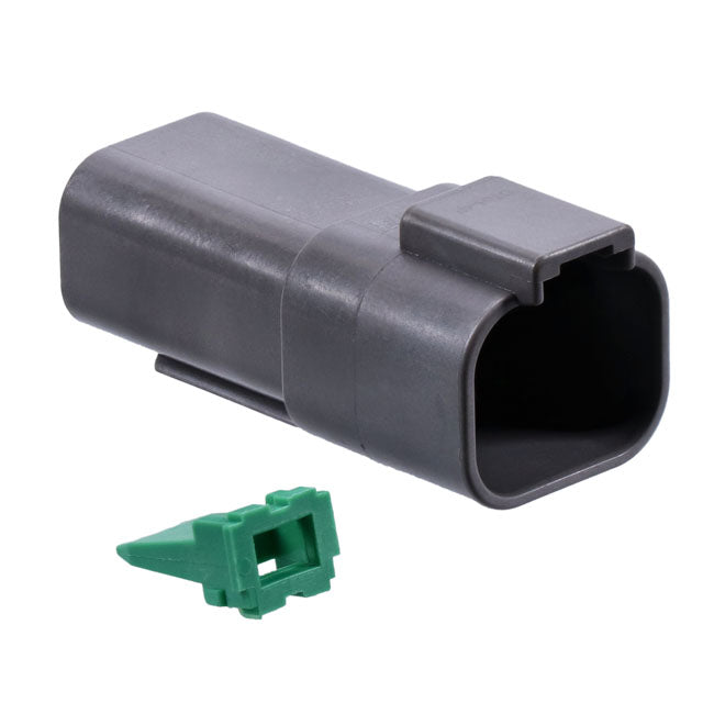 NAMZ, Deutsch connectors. Gray, receptacle, 4-pins