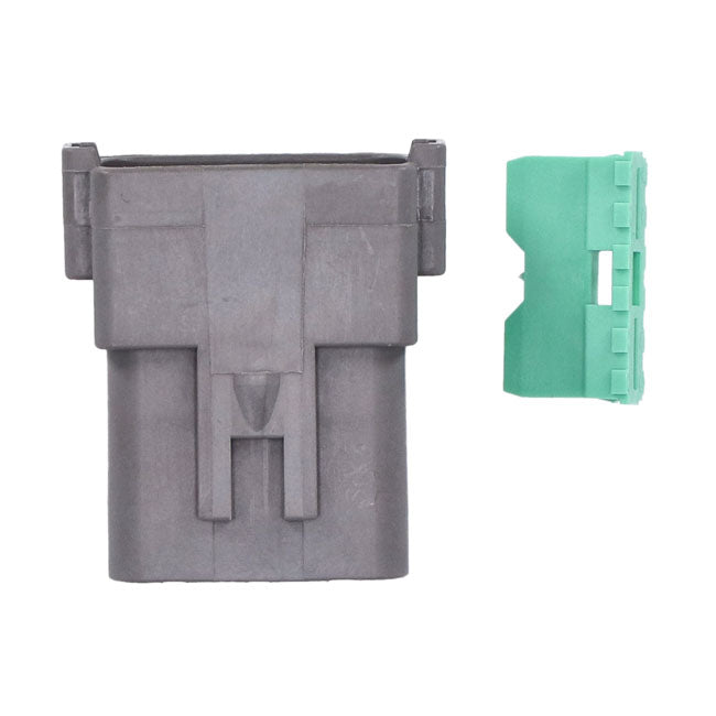 NAMZ, Deutsch connectors. Gray, receptacle, 12-pins
