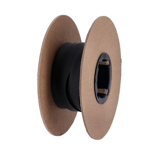 NAMZ, heat shrink tube. 25ft roll, 3/8" (9.53mm). Black