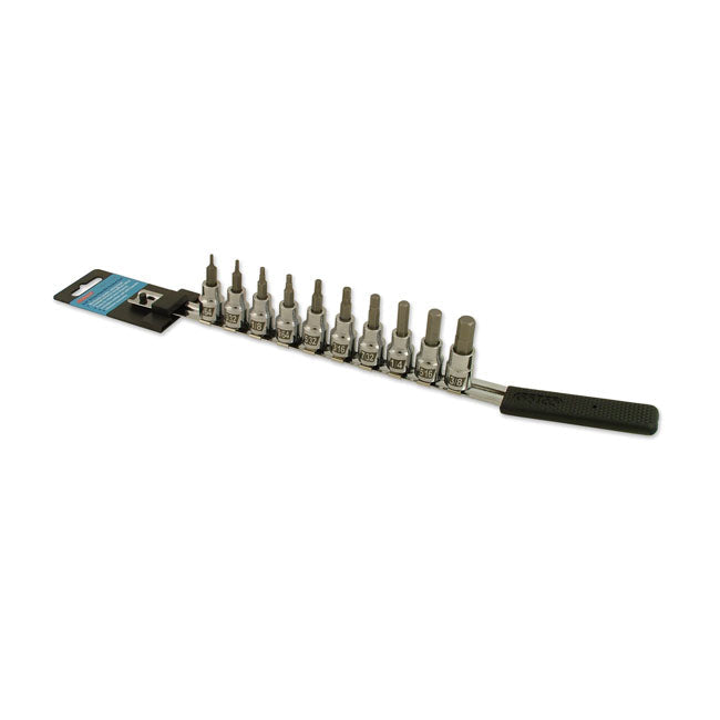 Cruztools, hex socket bit set 3/8" drive