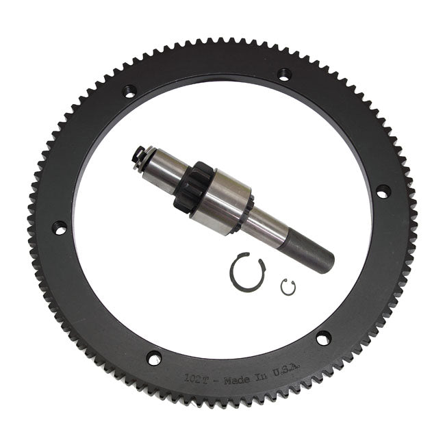 Starter ring gear & jackshaft kit, 84t