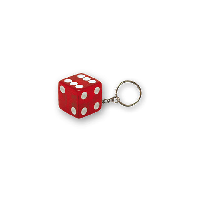 Triktopz Dice key chain clear