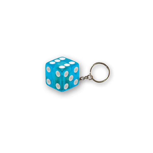 Triktopz Dice key chain clear