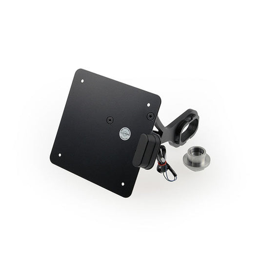 Cult-Werk, side mount license plate bracket, black Italy