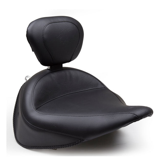 Mustang, Wide Touring solo seat. With rider backrest