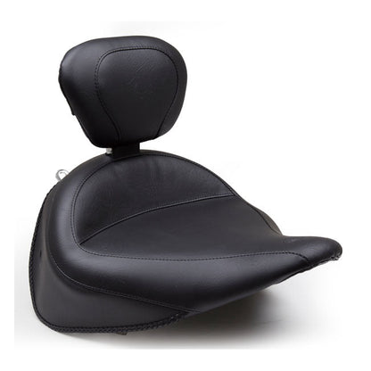 Mustang, Wide Touring solo seat. With rider backrest