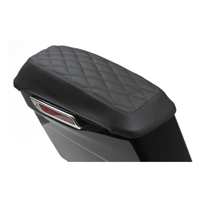 Mustang, saddlebag lid cover set Diamond