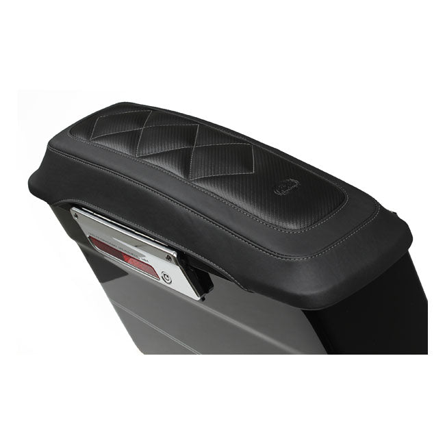 Mustang, saddlebag lid cover set Carbon Diamond