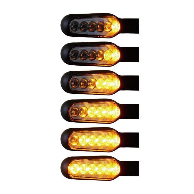Daytona, D-Light, miniature LED turn signal set. Sequential