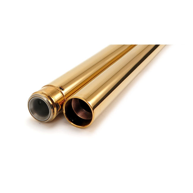 CC Eng. 41mm fork tubes, TNC gold. 24-1/4" OAL