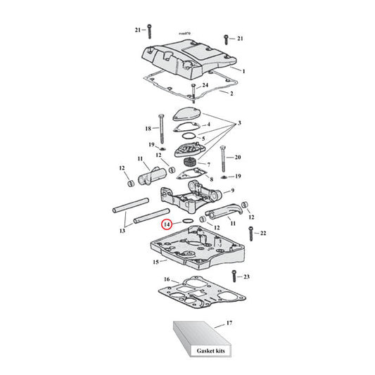 Cometic, o-ring breather baffle