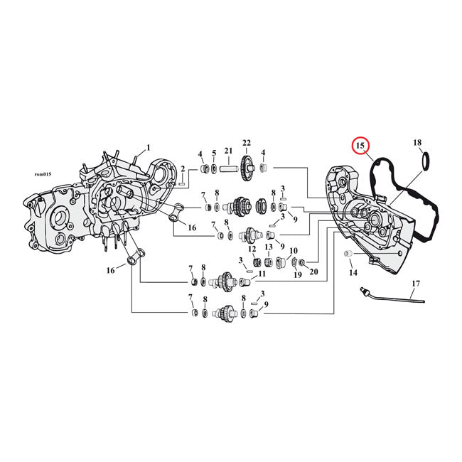 Cometic, cam cover gaskets 060" AFM