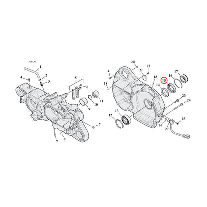 Cometic, sprocket shaft oil seals