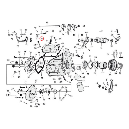 Cometic, o-ring speedo sensor/cooling jet/oil line fitting