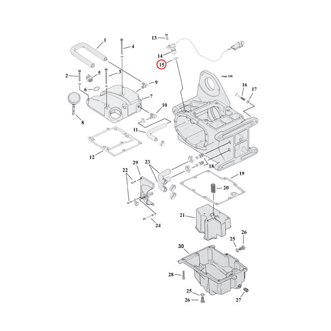 Cometic, o-ring speedo sensor/cooling jet/oil line fitting