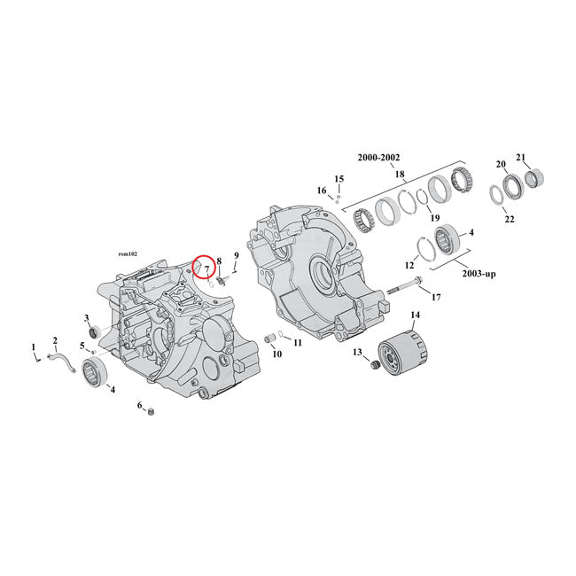 Cometic, o-ring speedo sensor/cooling jet/oil line fitting