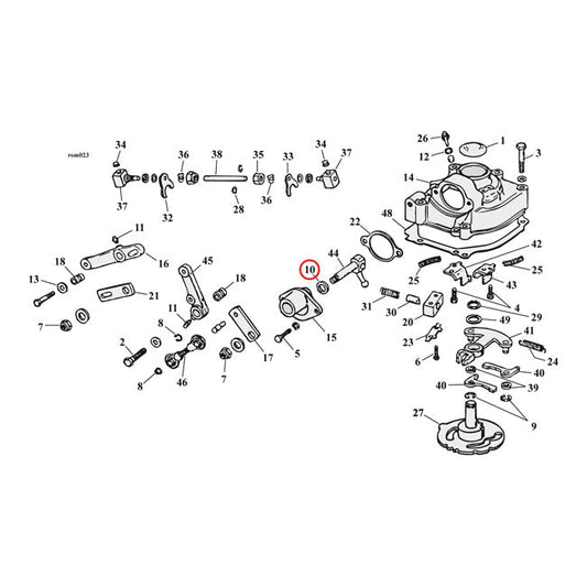 Cometic, oil seal shifter shaft cover