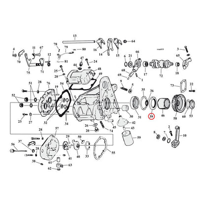 Cometic oil seal, transmission main shaft