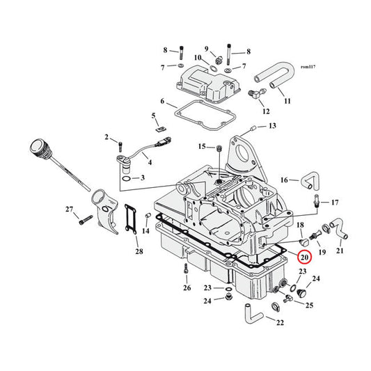 Cometic, gasket transmission oil pan 031" fiber