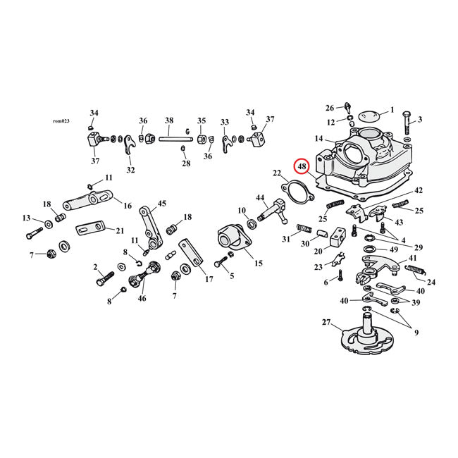 Cometic, gasket transmission top cover 031" fiber