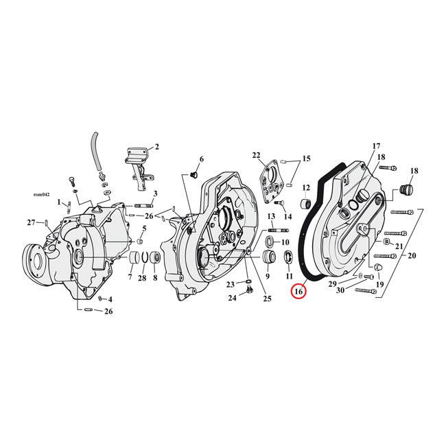 Cometic, gasket primary cover 060" AFM