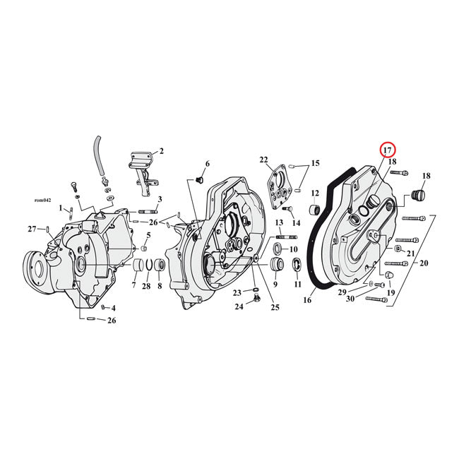 Cometic. o-ring filler cap primary cover