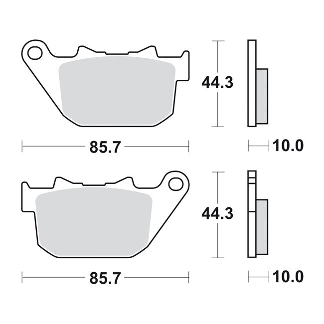 SBS, brake pads Street Excel Sinter
