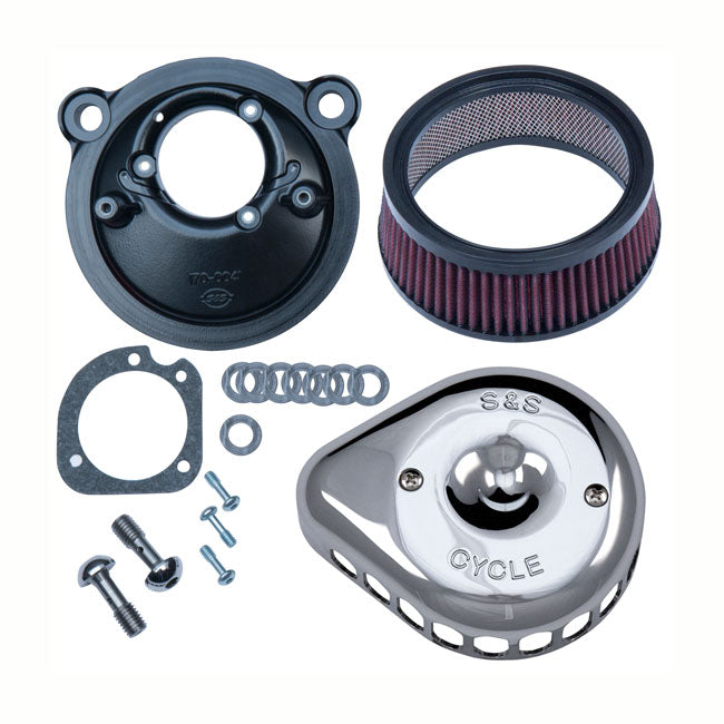 S&S Mini Teardrop Stealth air cleaner kit