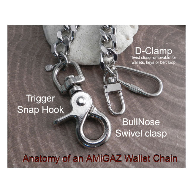 Amigaz Ball Wallet Chain 22"