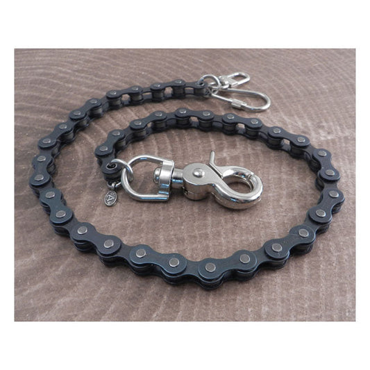 Amigaz Black Bike Wallet Chain 18"