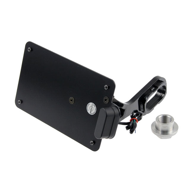 Cult-Werk, side mount license plate bracket, black France