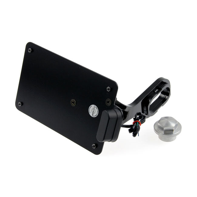 Cult-Werk, side mount  license plate bracket. France