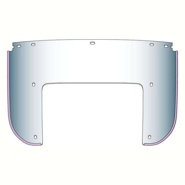 National Cycle, Beaded 7-bolt lower window. Clear