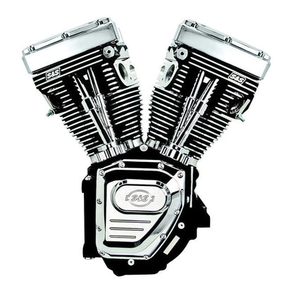 S&S, 4-1/8" bore 124" long block engine
