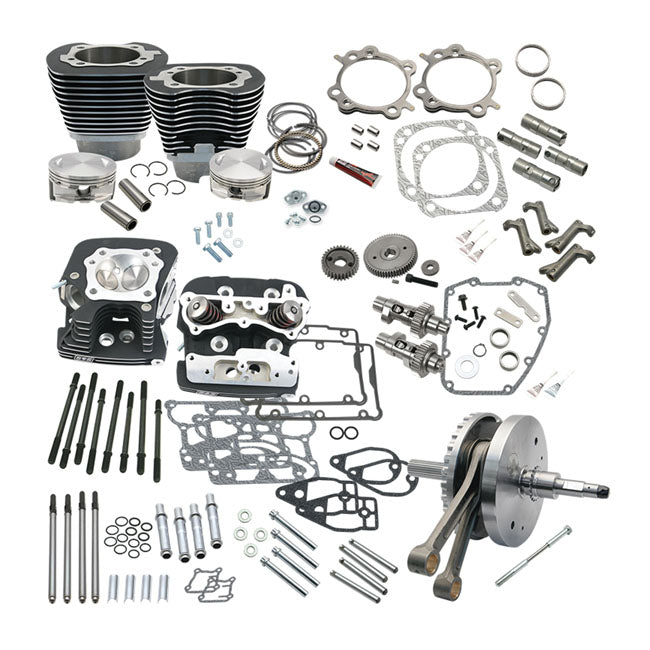 S&S, 124" hot set-up kit with heads