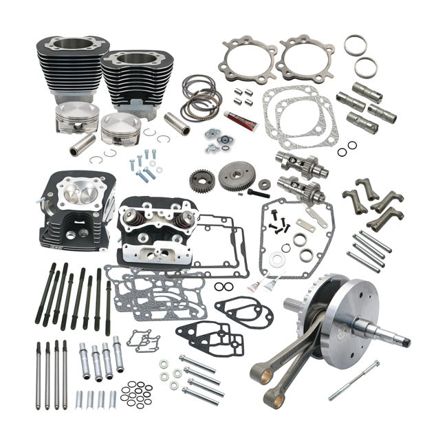 S&S, 124" hot set-up kit with heads
