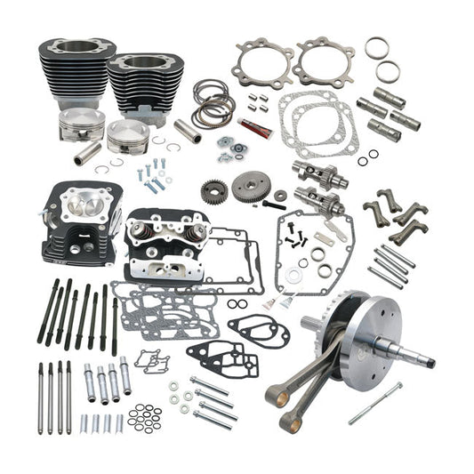 S&S, 124" hot set-up kit with heads