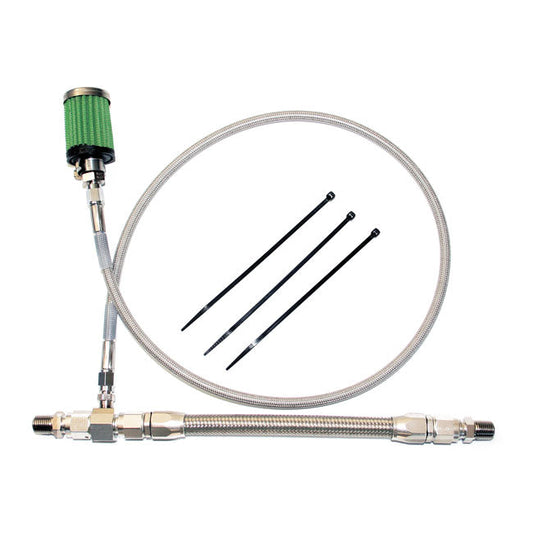 Feuling, oil tank breather kit Polished