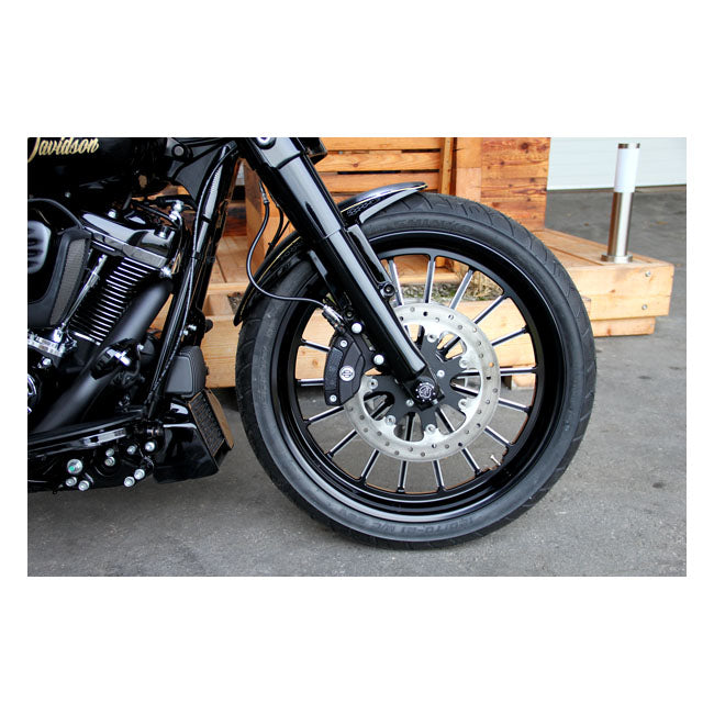 Cult-Werk, ''Custom V2'' front fender, 23". Matte black