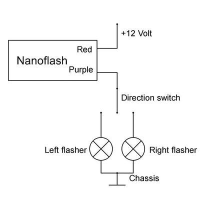 Axel Joost Elektronik, Nanoflash turn signal flasher